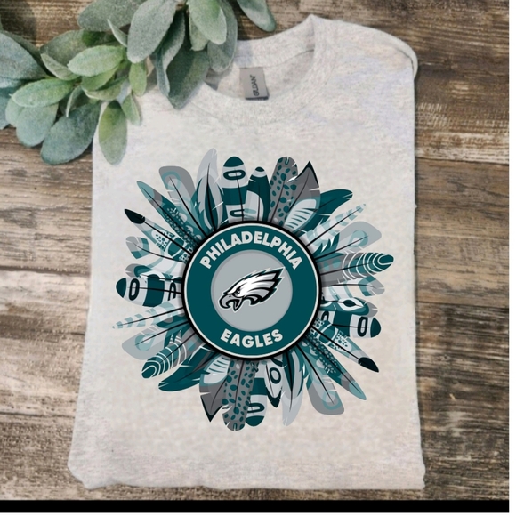 Football shirt Philadelphia eagles sunflower cute popular sport - Picture 1 of 1